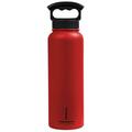 Icy-Hot Hydration 40 oz Cherry Red Vacuum Insulated Bottle - 3 Finger Grip Lid, 4PK V40006RD0
